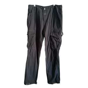 MARITHE + FRANCOIS GIRBAUD | 90s Vintage Black Cotton Cargo Pants | Size 38